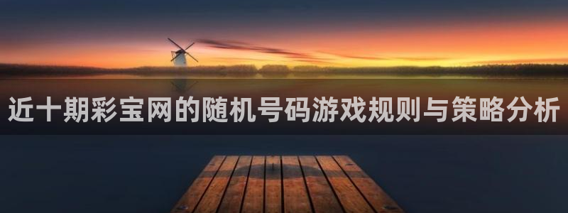 PG电子体育用品：近十期彩宝网的随机号码游戏规则与策略分析